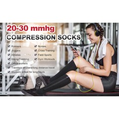 Plus Size Compression Socks Vital Socks With Zipper Toeless Circulation Socks
