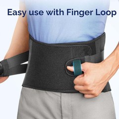 HOT-Aofit Adjustable Lumbar Support Belt Nylon Back Brace Pain Relief Breathable