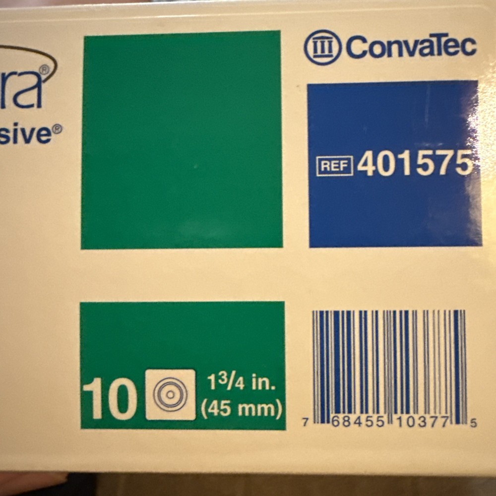 10 ConvaTec 401575 Natura 10 Barriers 1-3/4″ Flange 1BX/10EA