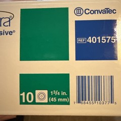 10 ConvaTec 401575 Natura 10 Barriers 1-3/4″ Flange 1BX/10EA