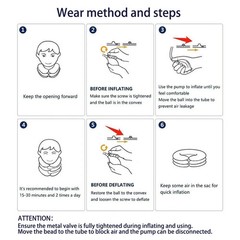 Inflatable Cervical Neck Traction Device Collar Brace Support Pain Relief