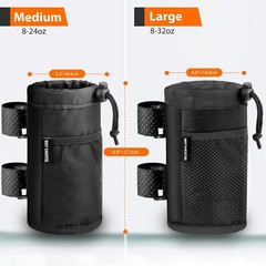 Scooter Cup Holder for 8-32oz Bottles, Wheelchair Walker Water Bottle Holder …