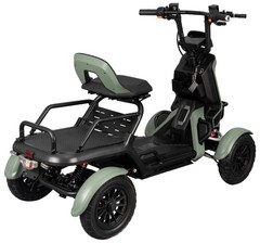 500/1000W Electric Mobility Scooter All Terrain for Adults with Cargo Platform