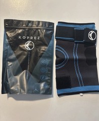 Koprez Unisex Medical Grade 2 Pack Compression Knee Sleeve Blue Large New