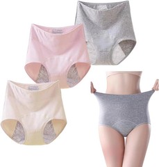 Women’s Leak Proof Underwear Washable, Reusable High-Waist Incontinence Panties,