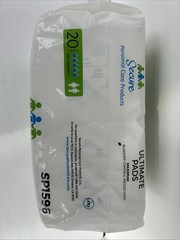 Secure Personal Care Products. 1 Pack 20 Pads. Ultimate Pads. SP1596 BRAND NEW.