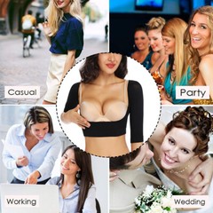 Women Post Surgery Arm Shaper Slimming Weight Loss Sleeves Humpback Shapewear