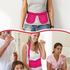 Dual Pocket Mastectomy Drain Holder with Elegant Shower Bag for Recovery Comfort