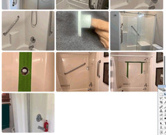 Grab Bar Mounting Kit for Fiberglass Showers ~ The Solid Mount®