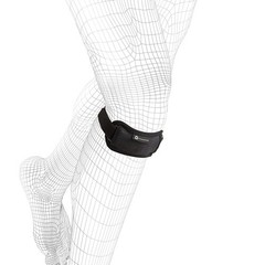Thermoskin EXO Adjustable Knee Patella Strap (Black) One Size Fits Most