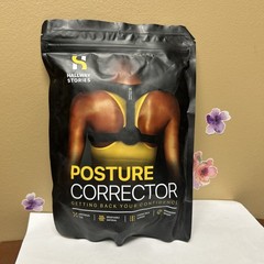 HALLWAY STORIES Posture Corrector Back Brace for Women and Men, Adjustable NEW