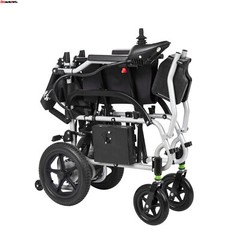 Lightweight 37.5 lbs Foldable Electric Wheelchairs Max 265lbs, 25 Miles Range