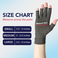 Doctor Developed Compression Gloves for Women and Men, Open-Finger Arthritis …