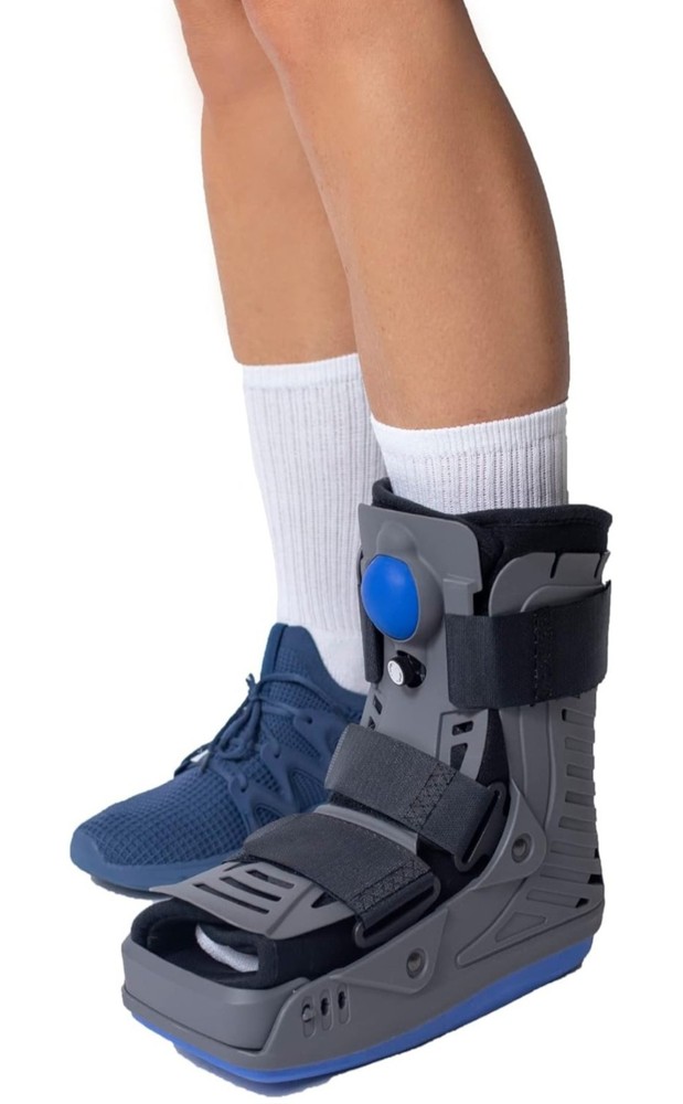 Medical Full Shell Cam Walking Boot with Air Pump- Short- Foot Pain Recovery