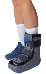 Medical Full Shell Cam Walking Boot with Air Pump- Short- Foot Pain Recovery