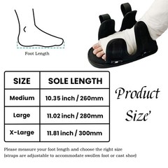 Post Op Shoe Broken Foot Walking Shoe Medical Open Toe Shoes Surgical Cast Sh.