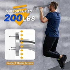 2Pcs Stainless Steel Grab Bar Bathroom Handicap Safety Shower Tub Handle Support