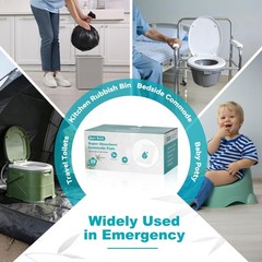 Absorbent Commode Pads – 42 Oz Absorption Capacity for Bedside Care