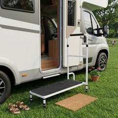 Bed Step Stool With 5 Leg And Adjustable Handle For Elderly 30.31*11.81 in