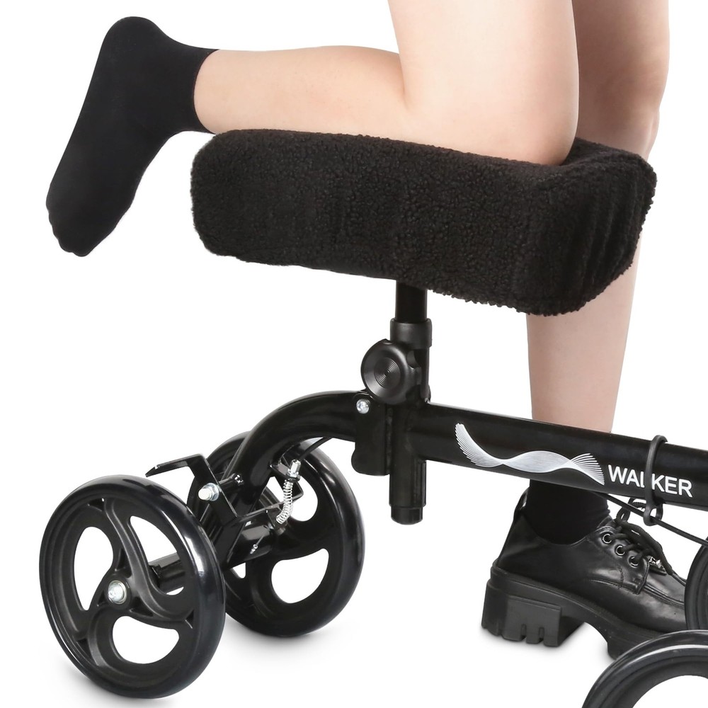 Knee Scooter Cushion Pad- Soft Plush Memory Foam Cushion with Removable Cover…