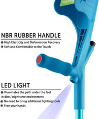 Forearm Crutches for Adults Foldable Knee Patients Mobility Aids for Childre and