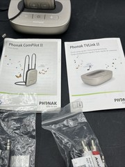 Phonak ComPilot ll and TVLink ll Streamer w/Cables