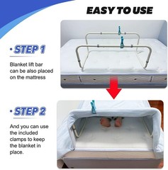 Blanket Lifter Foot Tent for Bed Sheet 26-34“ Adjustable