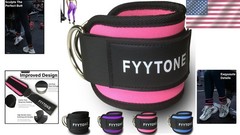 Comfortable Neoprene Ankle Cuff for Cable Machines, Hip Abductors, Leg Training
