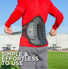 Lumbar Decompression Back Brace – Adjustable Semi-Rigid Lumbosacral Corset Be…