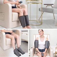 QUINEAR Air Compression Leg Massager for Circulation & Pain Relief, Adjustable