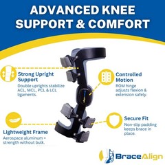 Brace Align Apex ACL Stabilizer – PDAC L1845/L1852 Approved Double Upright Knee