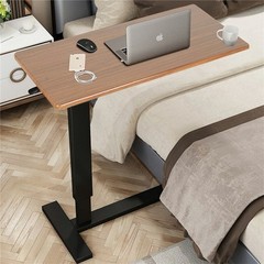 Medical Overbed Bedside Table Adjustable Height with Wheels Hospital & Home Use