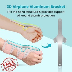 DrFinger Thumb Brace S/M Pink Right/Left Hand