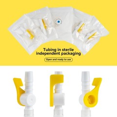 10 Pcs Comfort Flow Catheter Valves – Easy to Use Lever Tap, Smooth Edges, an
