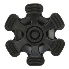 Cane Tip with 6 Support Rubber Foot for Walking Canes 3/4 Inch Shaft Self Stand