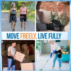 ODOFIT 5-In-1 Adjustable Leg & Hip Brace Relieves Sciatic Pain 3 Strap Design