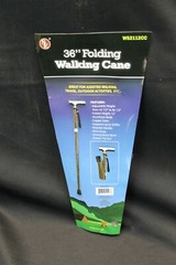 New 32″ TO 36.5″ Walking Cane 4-SECTION COLLAPSIBLE BRAND NEW DELUXE