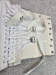 Vintage Freeman 36 Lumbosacral Ivory Orthotic Corset Brace Back Support READ