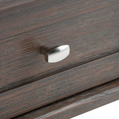 Simplihome Warm Shaker End – 20 Wide X 20 High Solid Wood Side In Farmhouse