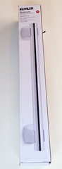 KOHLER Grab Bar 16″ Wall Mounted Corrosion Resistant Metal in Polished Chrome