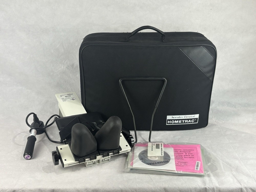 Saunders Cervical Hometrac Deluxe Model:100399 with Pump, Travel Case + DVD 2007