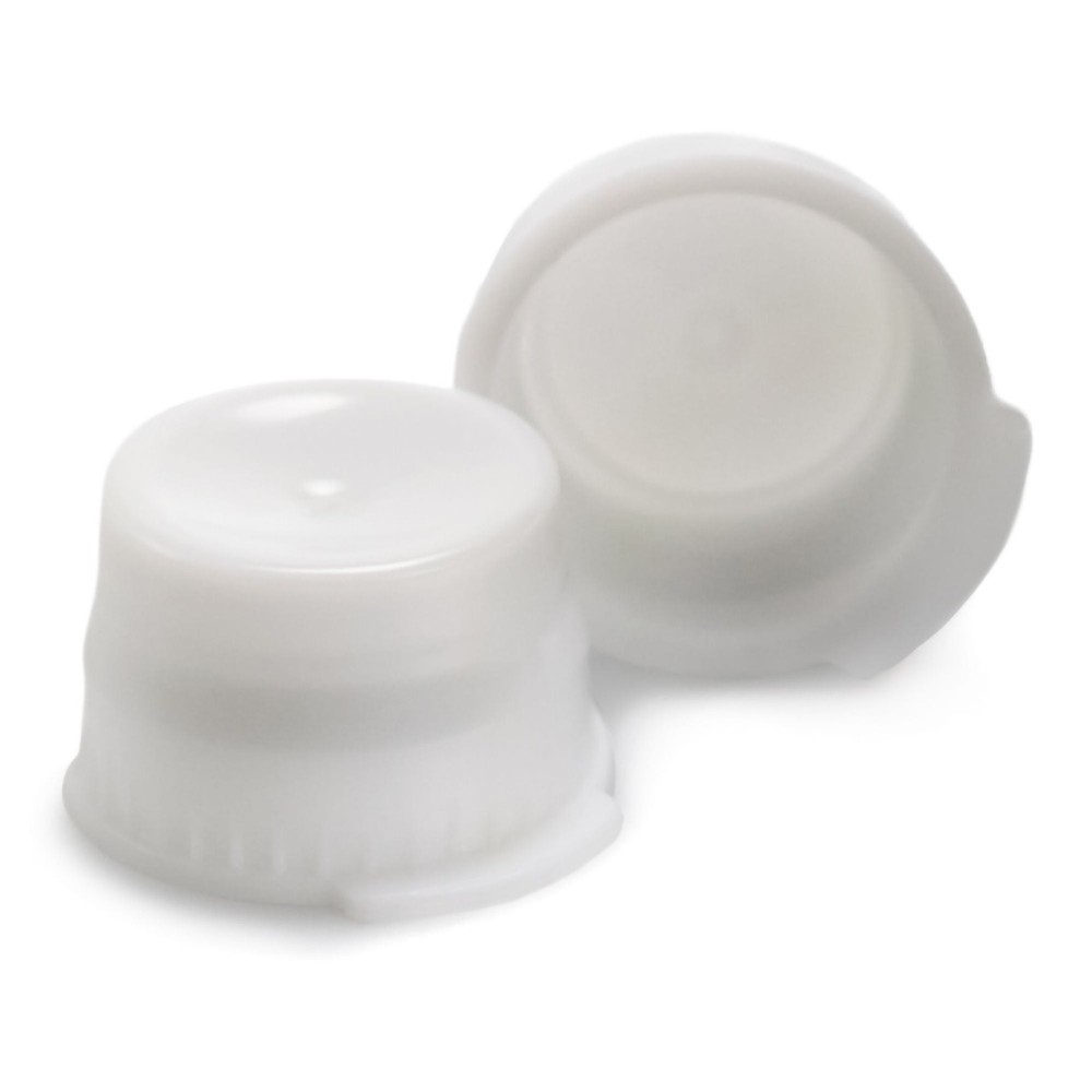 McKesson Tube Closure Single Thumb Tab White Polyethylene 1000 per Bag