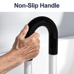 Bathtub Grab Bar Safety Rail for Seniors & Disabled, Non-Slip, 300lbs Capacity