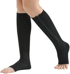 Alignment Socks Massage Open Toe 20-30mmHG Stocking Health Care Yoga Gym Foot