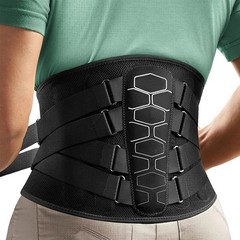 Back Support Lower Back Brace Pain Relief Lumbar Support Belt Sciatica Men Women