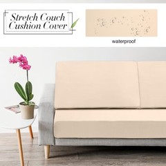 8 Pcs Patio Stretch Sofa Cushion Covers Outdoor Cover Beige
