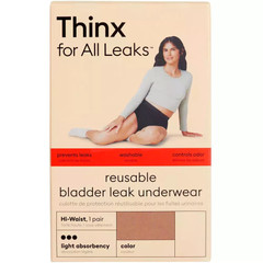 Thinx for All Leaks Hi Waist Incontinence Underwear in Desert Rose – Medium