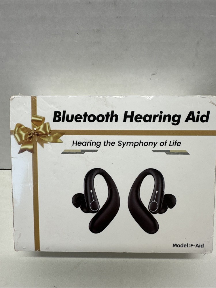 Hearing F -Aid- Bluetooth Hearing Aid Black. Brand New Sealed!