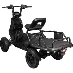 Heavy-Duty 4-Wheel Mobility Scooter 50Km Range 3-Speed 15.5 MPH 220lbs Load