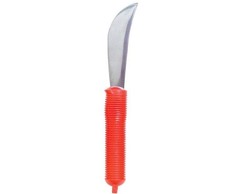 NEW 3 Piece Easy Grip Red Flatware Set, Bendable Built Up Fork, Knife, and Spoon